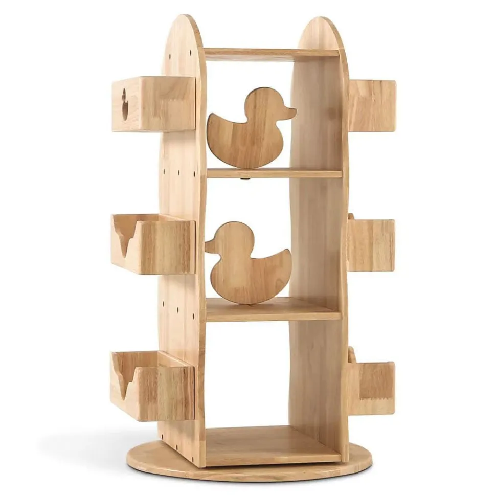 My Duckling Revolving Solid Wood Bookcase