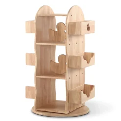 My Duckling Revolving Solid Wood Bookcase