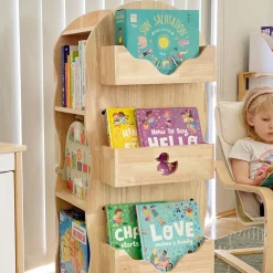 My Duckling Revolving Solid Wood Bookcase