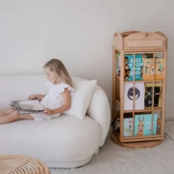 My Duckling Rotating Solid Wood Bookcase - London