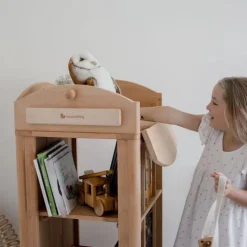 My Duckling Rotating Solid Wood Bookcase - London