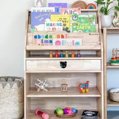 My Duckling Solid Wood 2in1 Display Bookcase (Bear)