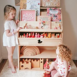 My Duckling Solid Wood 2in1 Display Bookcase (Duck)