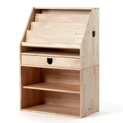 My Duckling Solid Wood 2in1 Display Bookcase (Bear)