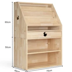 My Duckling Solid Wood 2in1 Display Bookcase (Duck)