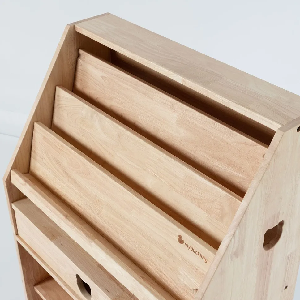 My Duckling Solid Wood 2in1 Display Bookcase (Bear)