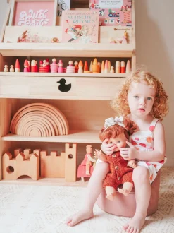 My Duckling Solid Wood 2in1 Display Bookcase (Duck)