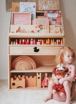 My Duckling Solid Wood 2in1 Display Bookcase (Duck)