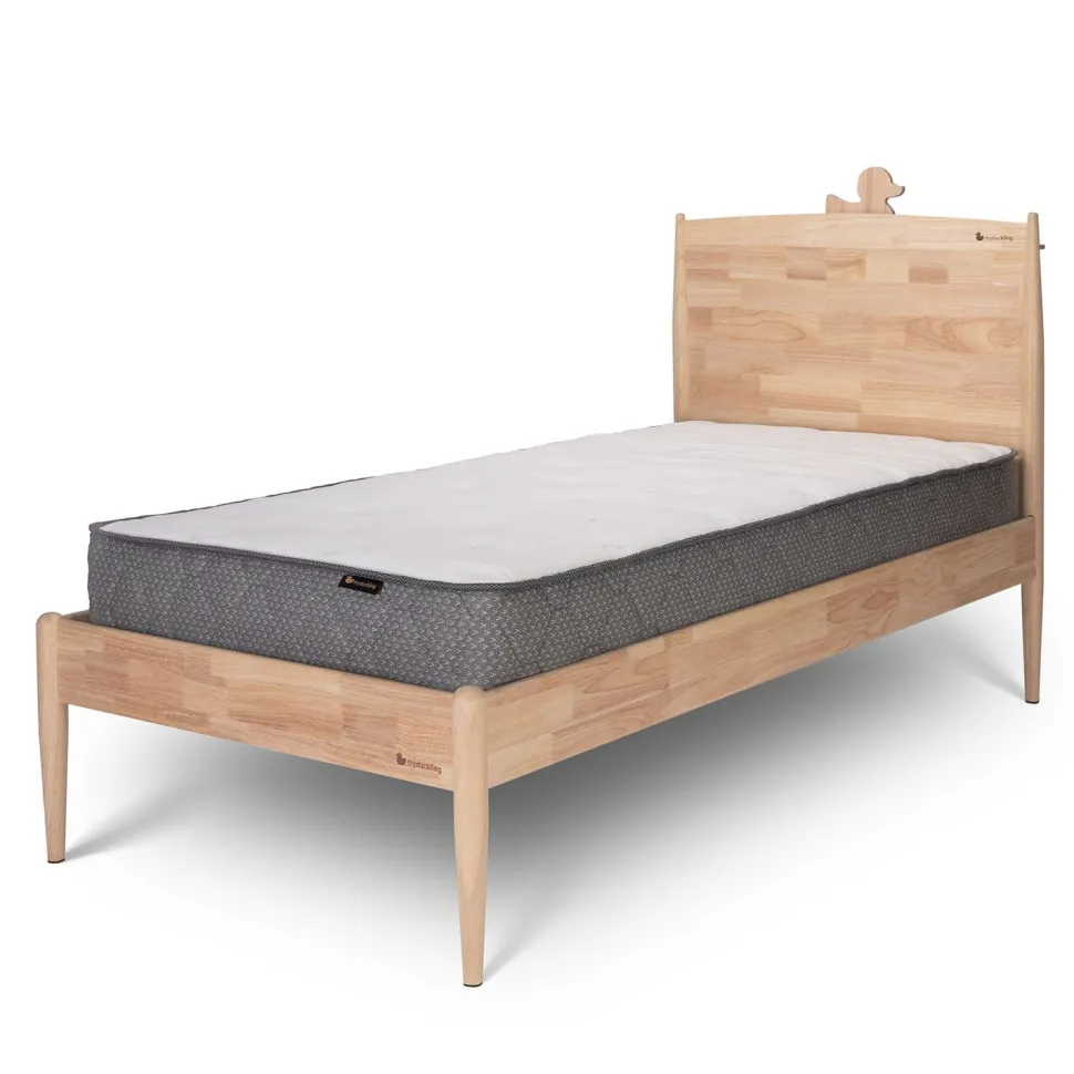 My Duckling Solid Wood Kids Single Bed