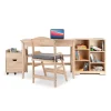 My Duckling Solid Wood Kids Study Desk & Chair Complete Set