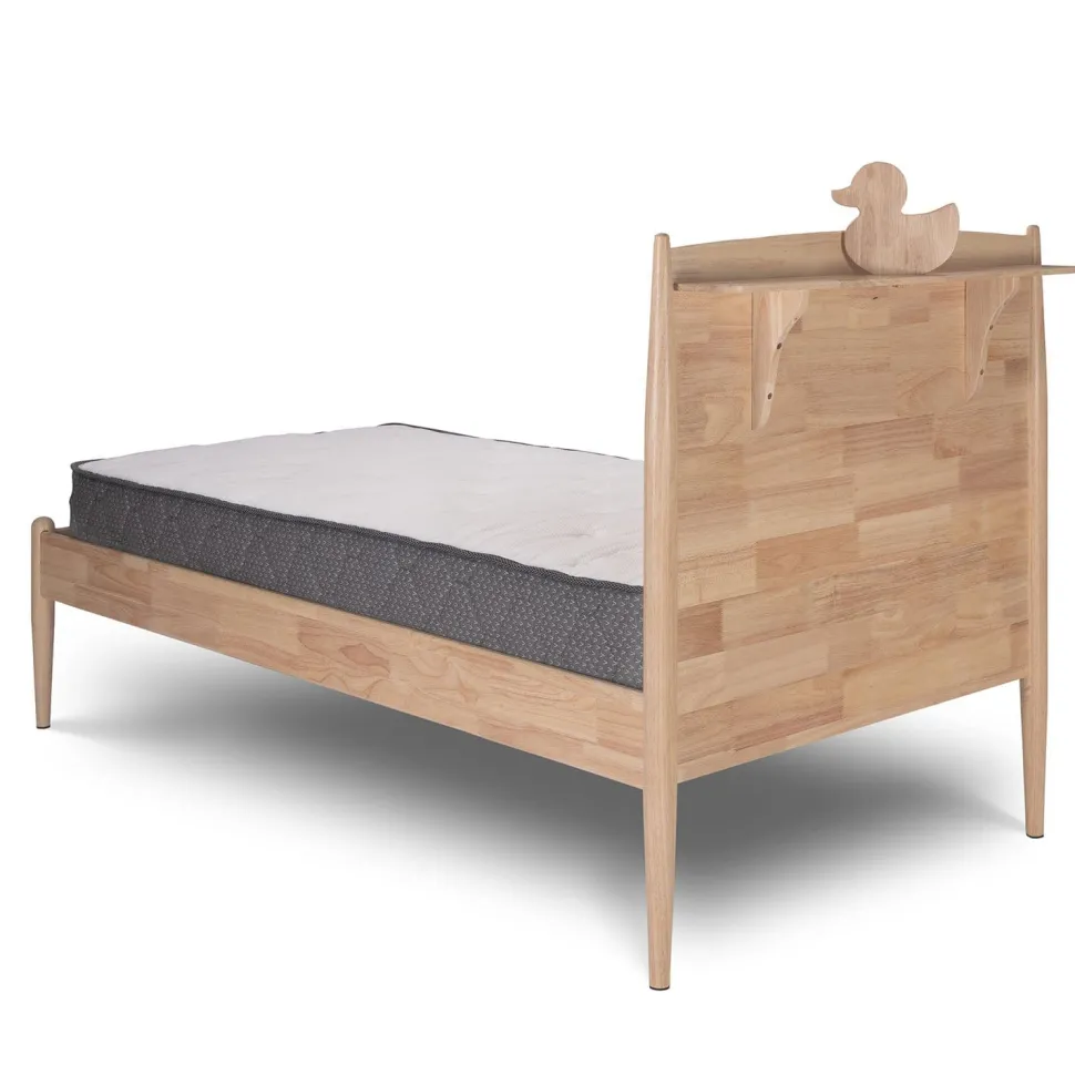 My Duckling Solid Wood Kids Single Bed