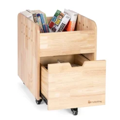 My Duckling Solid Wood Mobile Storage Unit