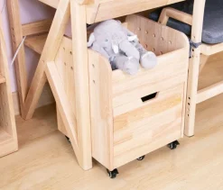 My Duckling Solid Wood Mobile Storage Unit