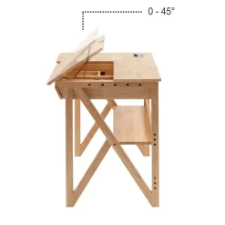 My Duckling Solid Wood Study Desk With Easel