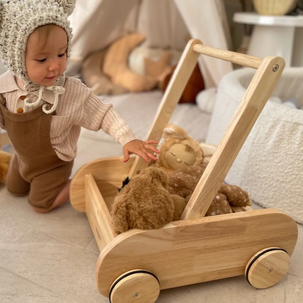 My Duckling Wooden Adjustable Baby Walker