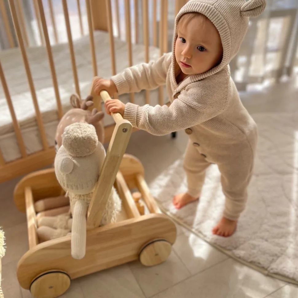 My Duckling Wooden Adjustable Baby Walker