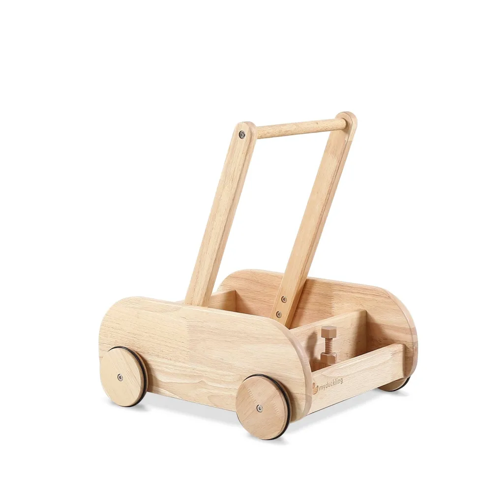 My Duckling Wooden Adjustable Baby Walker