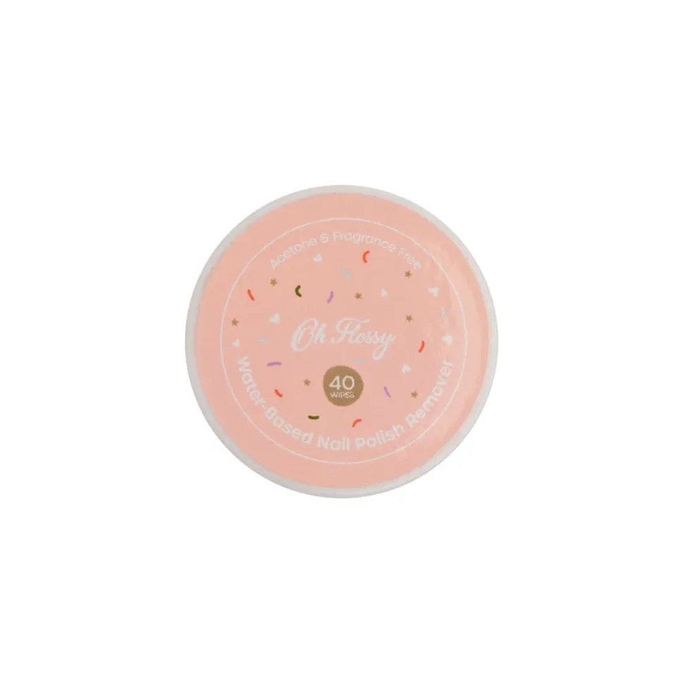 Oh Flossy Water-Based Nail Polish Remover Wipes