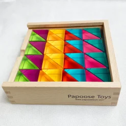 Papoose Lucite Small Triangles 32pc Set