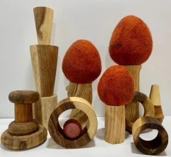 Papoose Toys - Autumn Trees (3 Piece Set)