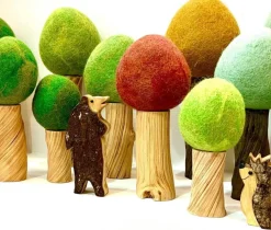 Papoose Toys - Autumn Trees (3 Piece Set)