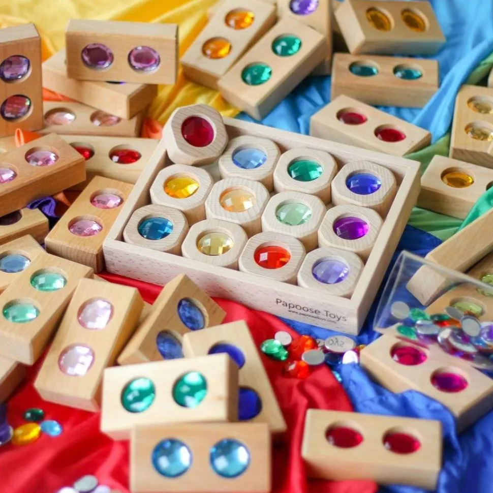 Papoose Toys - Bitcoin Window Rainbow (15 Piece Set)