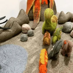 Papoose Toys - Dinosaurs Natural (5 Piece Set)