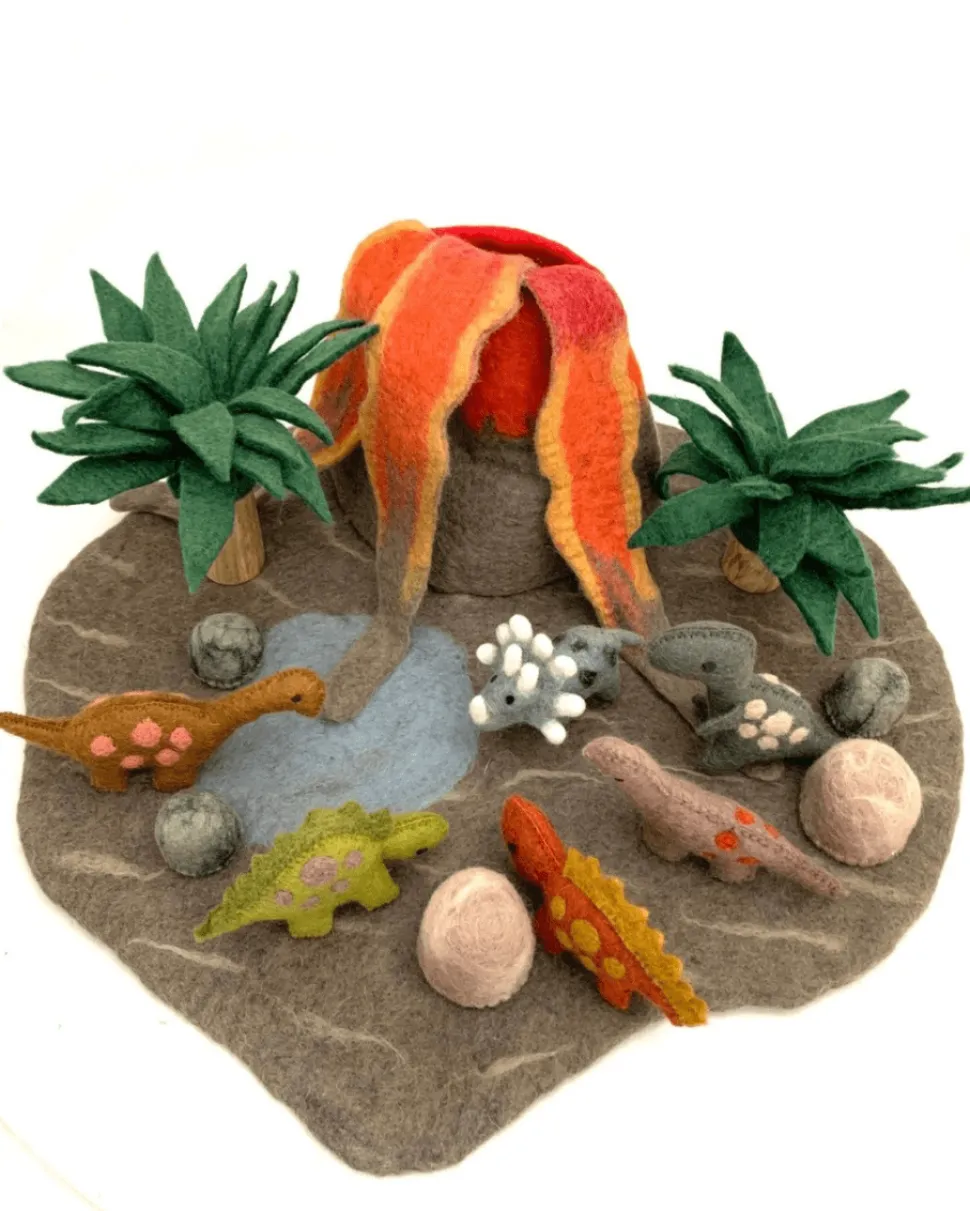 Papoose Toys - Dinosaurs Natural (5 Piece Set)