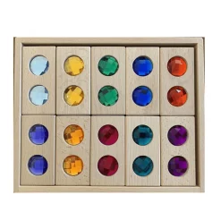 Papoose Toys - Double Gem Blocks 20 Pieces