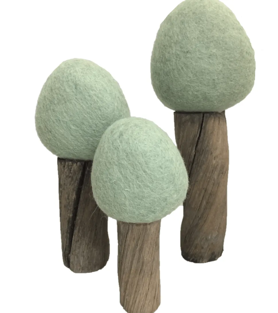 Papoose Toys - Earth Summer Trees (3 Piece Set)