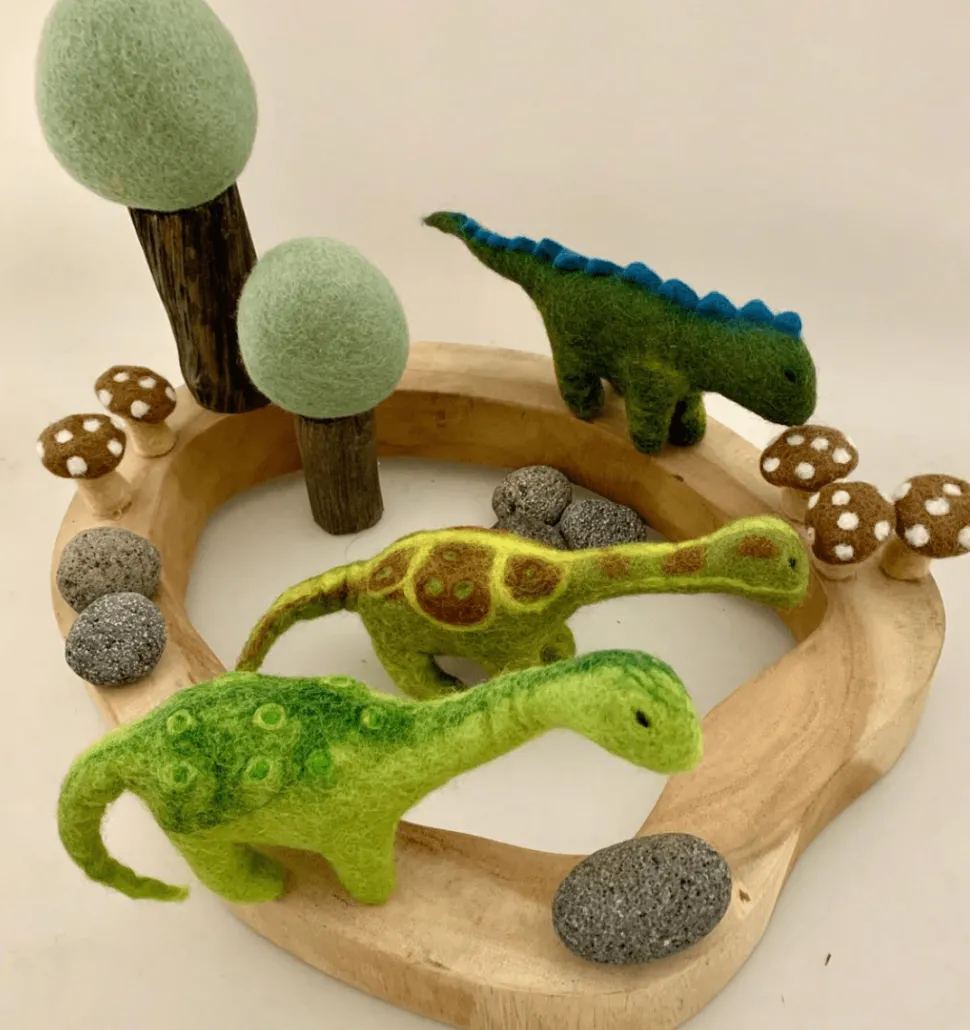 Papoose Toys - Medium PRD Dinosaurs (3 Piece Set)