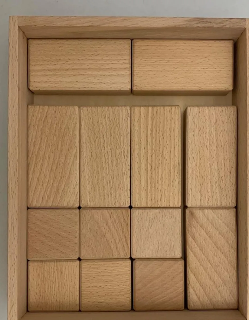 Papoose Toys - Mixed Natural Wood Blocks (30 Piece Set)