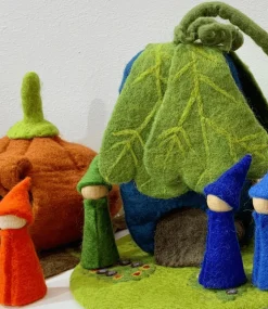 Papoose Toys - Rainbow Gnomes Wood Bodies (7 Piece Set)
