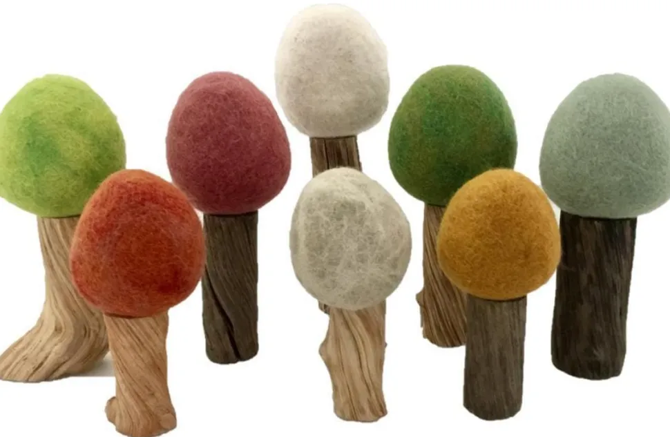 Papoose Toys - Winter Trees (3 Piece Set)