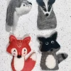 Papoose Toys - Woodland Finger Puppets (4 Piece Set)
