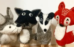 Papoose Toys - Woodland Finger Puppets (4 Piece Set)