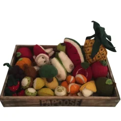 Papoose Toys Crated Fruit Set