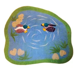 Papoose Toys Duck Pond with Two Ducks