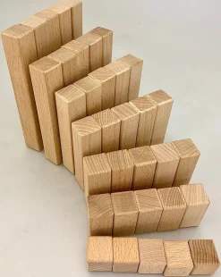 Papoose Toys Natural Steps 35 Piece