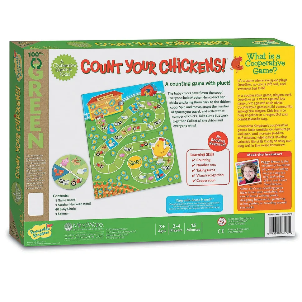 Peaceable Kingdom Game – Count your chicken