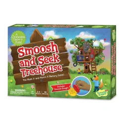 Peaceable Kingdom Game – Smoosh & Seek Tree House