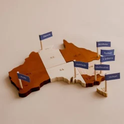 QToys Australian Map Puzzle Play Set