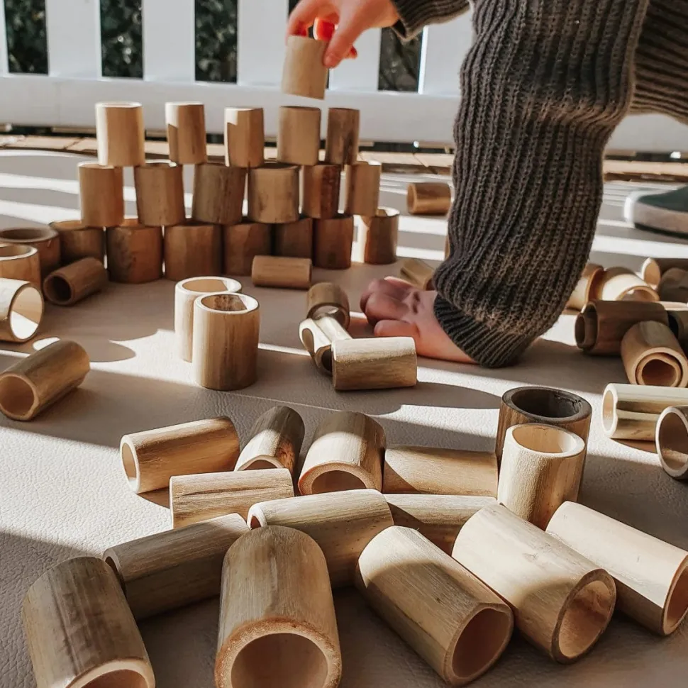 QToys Bamboo Balancing (Set of 100 pcs)
