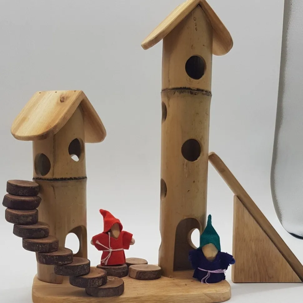 Qtoys Bamboo Gnome Play Set