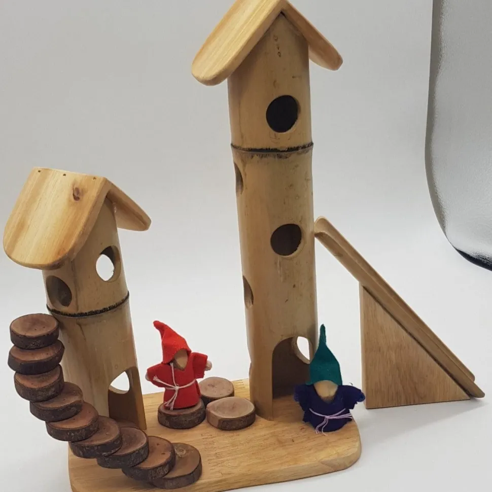 Qtoys Bamboo Gnome Play Set