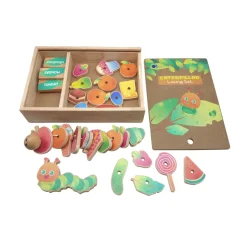 QToys Caterpillar lacing set