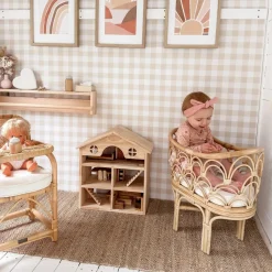 QToys Classic Wooden Dollhouse
