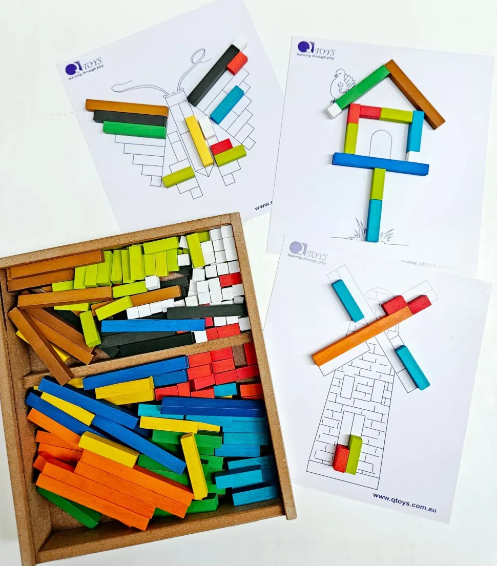 QToys Cuisenaire Learning Rods