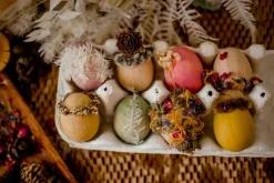 QToys DIY Wooden Eggs (set of 12)