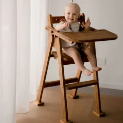QToys Hardwood Baby High Chair